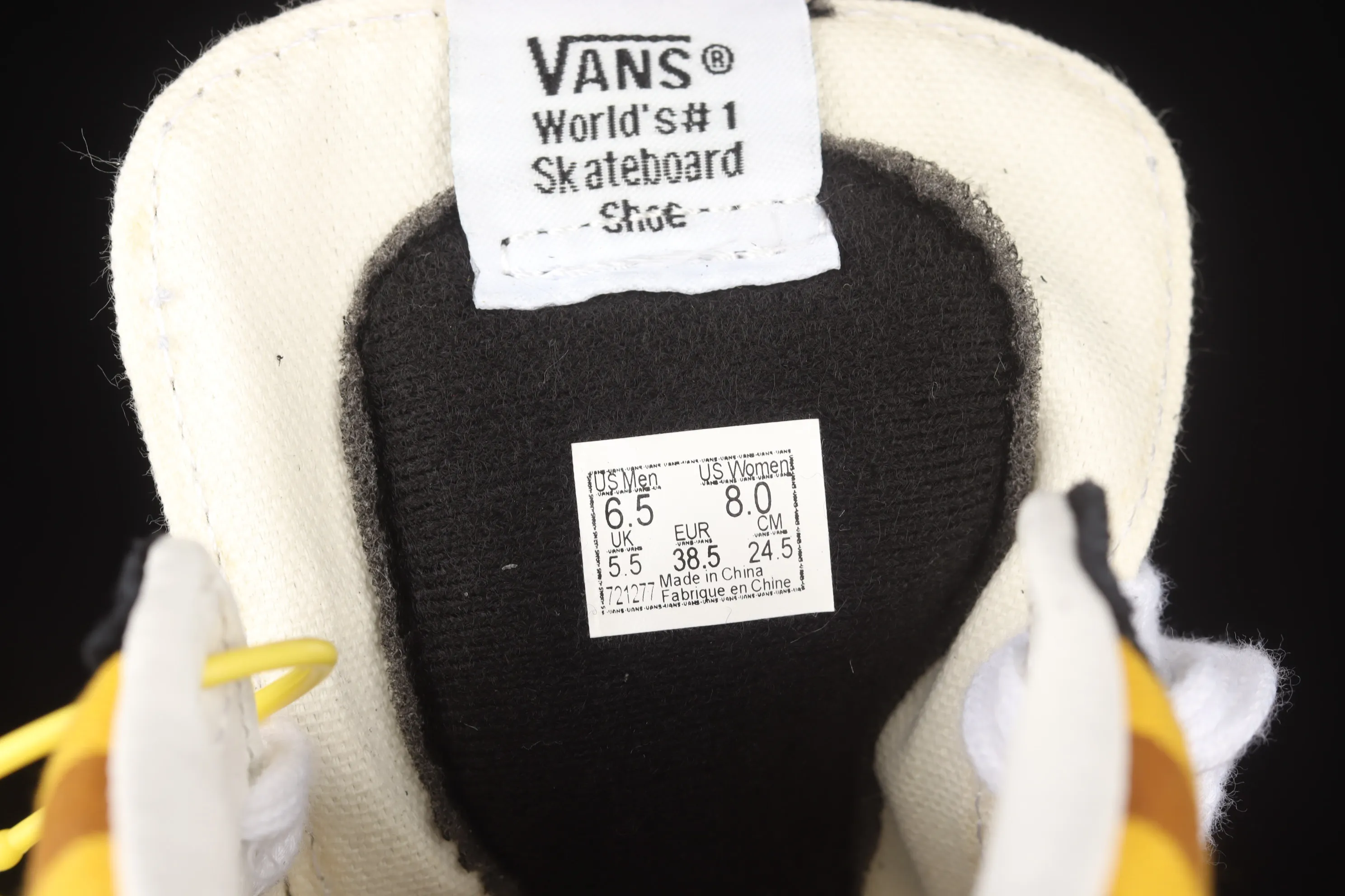 All categories Vans Vans series Vans Mid Vans China Special offer Vans Sk8-Mid Vans black blue orange plaid color mid-top casual sneakers VN0A3WM3SW1